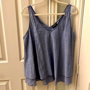 Lane Bryant Chambray Swing Tank. Like New. Size 16